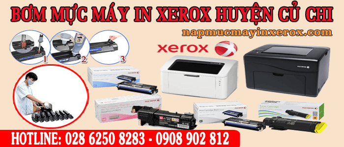 bơm mực máy in Xerox huyện Củ Chi
