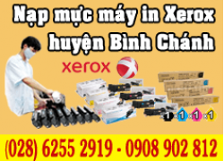 Nạp mực máy in Xerox huyện Bình Chánh