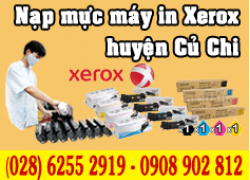 Nạp mực máy in Xerox huyện Củ Chi