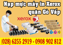 Nạp mực máy in Xerox quận Gò Vấp