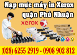 Nạp mực máy in Xerox quận Phú Nhuận